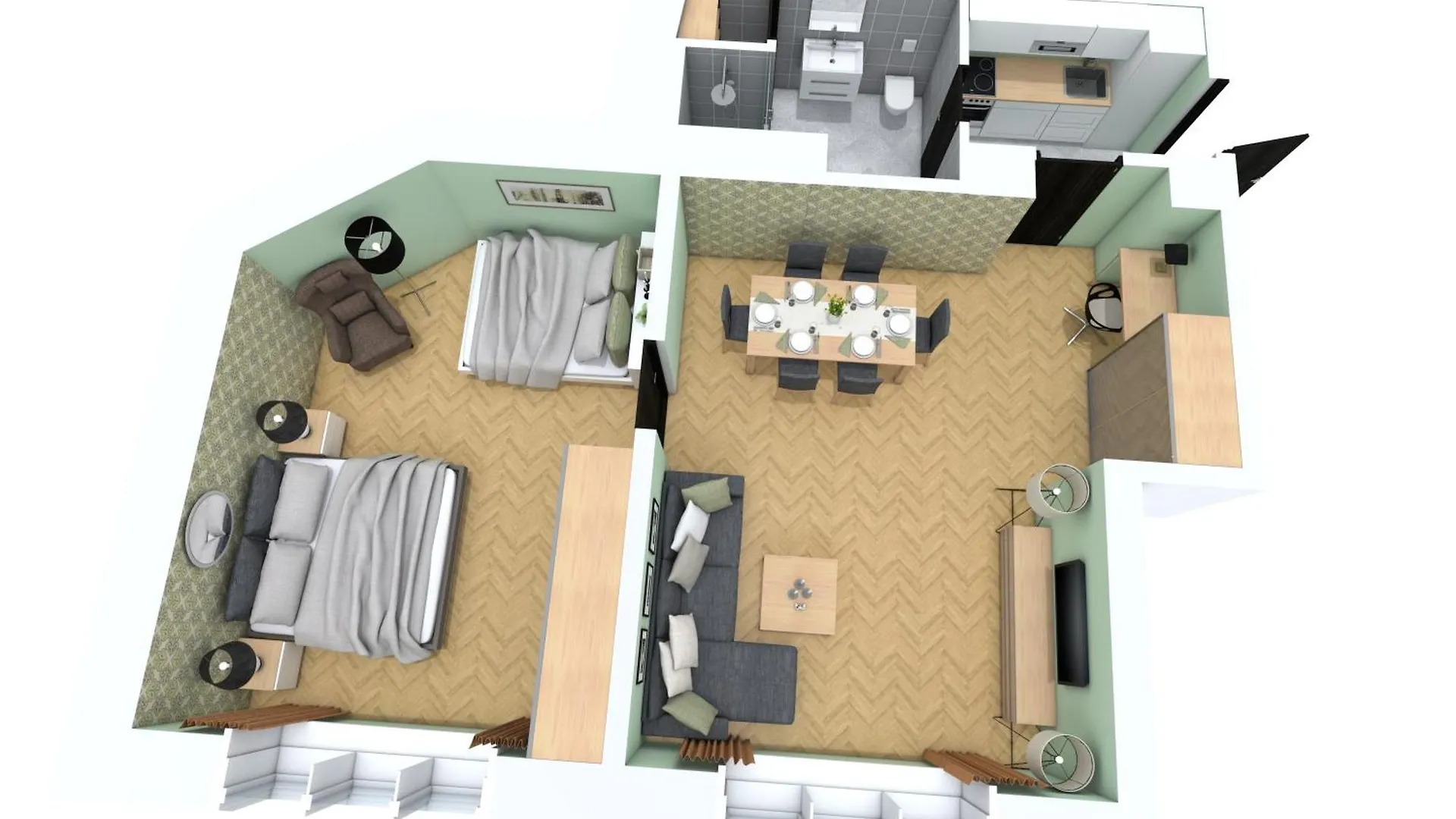 Oasis Apartments At Charles Square プラハ