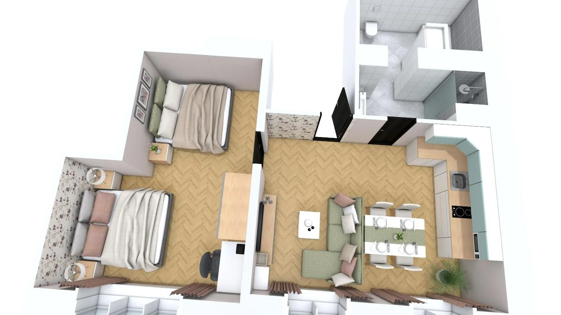 Oasis Apartments At Charles Square プラハ